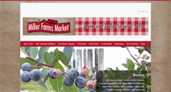 Desktop Screenshot of millerfarmsmarket.com